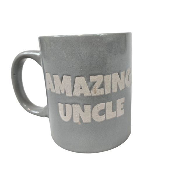 Unbranded Gray‎ Amazing Uncle Coffee Mug Tea Cup Glazed Ceramic P61 - Picture 1 of 8
